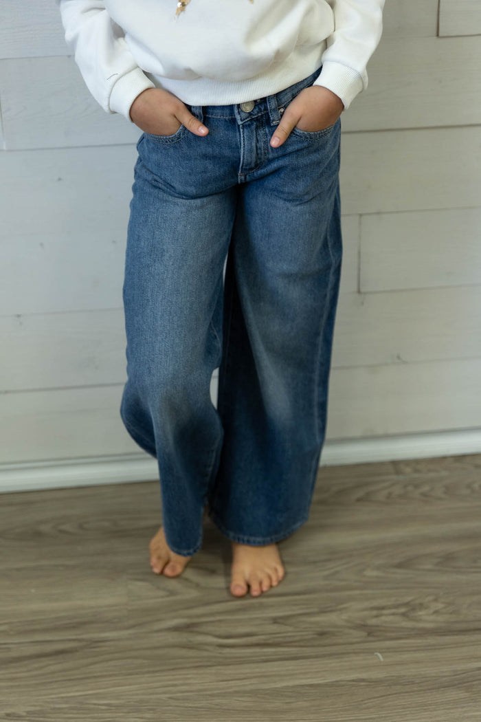 Girls Nini Wide Leg Jean