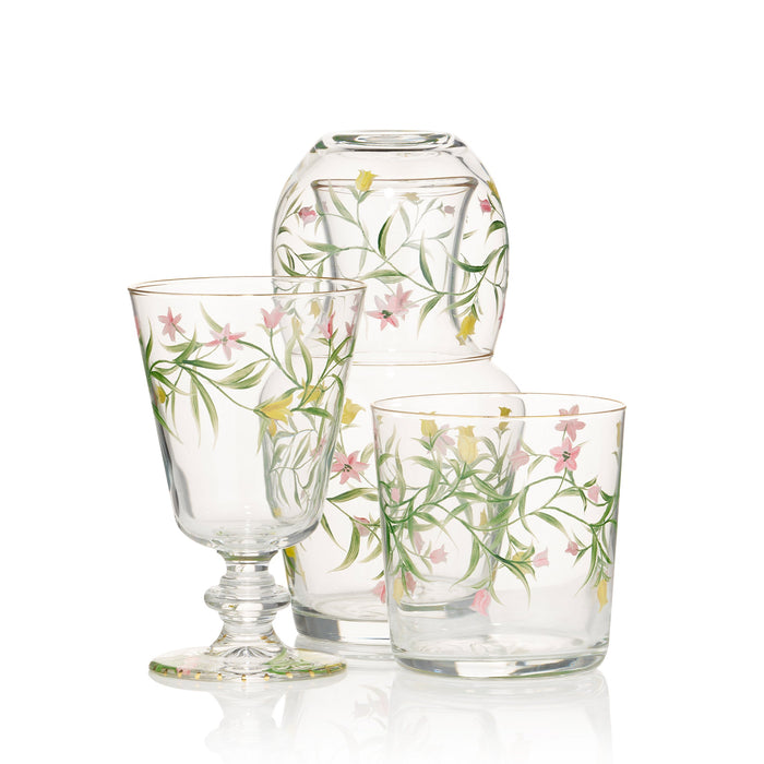 'Gladioli' Water Glass