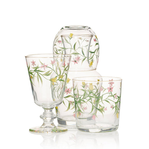 'Gladioli' Water Glass