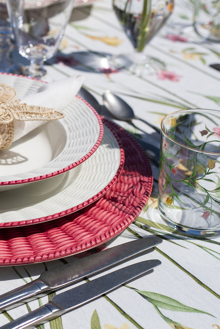 'Gladioli' Water Glass