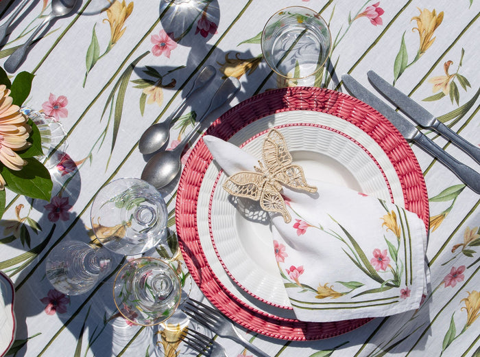 'Gladioli' Water Glass