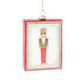 Glass Nutcracker Ornament