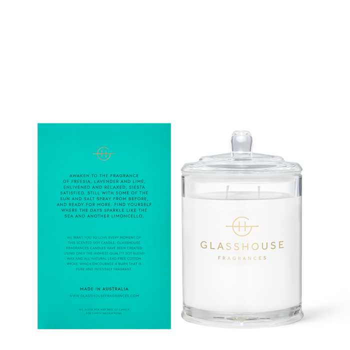 Glasshouse 13.4 oz. Candle -Lost in Amalfi