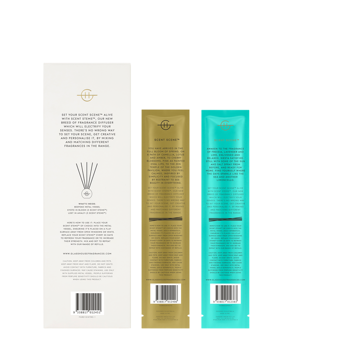 Glasshouse Scent Scene Duo -Lost in Amalfi & Kyoto in Bloom