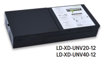 GM Lighting LD-XD-UNV40-12 LineDRIVE XD 12VDC Electronic LED MULTI-Dimmable Power Supplies - Ready Wholesale Electric Supply and Lighting