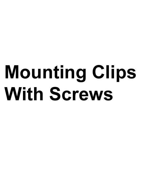 GM Lighting LTMC - (Pair) Lightbar Mounting Clips with 4 Screws (optional) - Ready Wholesale Electric Supply and Lighting