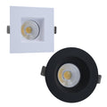 GM Lighting MDL-4R-5CCT-BK MicroTask 4 ® 5CCT 120V Mini IC Rated Round / Square - Black - Ready Wholesale Electric Supply and Lighting