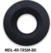 GM Lighting MDL-4R-TRSM-BK MDL-4 Trim Smooth Round Black (Trim only) - Ready Wholesale Electric Supply and Lighting