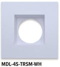 GM Lighting MDL-4S-TRSM-WH MDL-4 Trim Smooth Square White (Trim only) - Ready Wholesale Electric Supply and Lighting