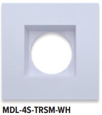 GM Lighting MDL-4S-TRSM-WH MDL-4 Trim Smooth Square White (Trim only) - Ready Wholesale Electric Supply and Lighting