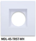 GM Lighting MDL-4S-TRST-WH MDL-4 Trim Smooth Square White (Trim only) - Ready Wholesale Electric Supply and Lighting