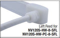 GM Lighting NV120S-PC-8-SFL Side Flex, Power Cord, 8ft, Left Feed - Ready Wholesale Electric Supply and Lighting