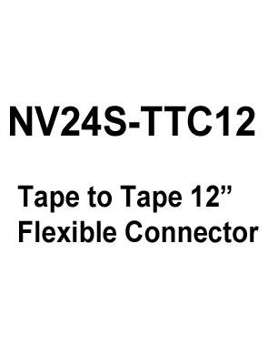 GM Lighting NV24S-TTC12 Tape to Tape 12 Flexible Connector - Ready Wholesale Electric Supply and Lighting
