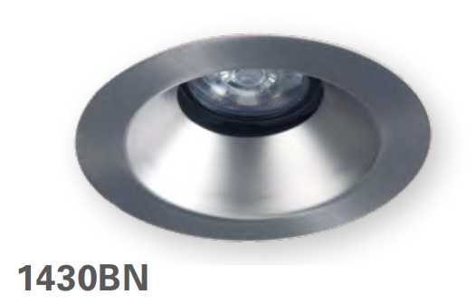 HALO 1430BN 4" Conical Reflector, Open, 35 degree Tilt, Brushed Nickel - Ready Wholesale Electric Supply and Lighting