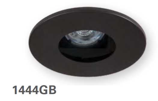 HALO 1445GBBB 4" Round Pinhole with Oculus, Open, 35 degree Tilt, German Bronze with Black Baffle - Ready Wholesale Electric Supply and Lighting