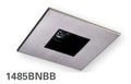 HALO 1485BNBB 4" Square Pinhole with Oculus, Open, 35 degree Tilt, Brushed Nickel with Black Baffle - Ready Wholesale Electric Supply and Lighting