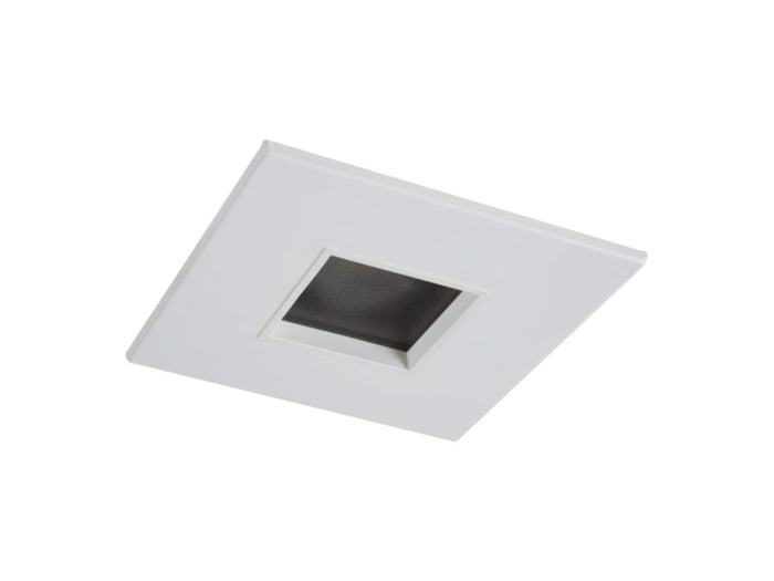 HALO 1487MWWB 4" Square Pinhole, Diffuse Lens, 35 degree Tilt, White Trim & White Baffle - Ready Wholesale Electric Supply and Lighting