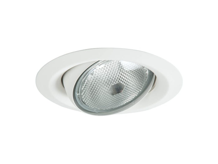 Halo 5130WH 5" White Adjustable Eyeball & Self-Flange Ring 35-degree max. tilt for PAR30's - Ready Wholesale Electric Supply and Lighting