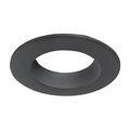 Halo LT40MB 4-inch Matte Black Decorative Smooth Splay Overlay - Ready Wholesale Electric Supply and Lighting
