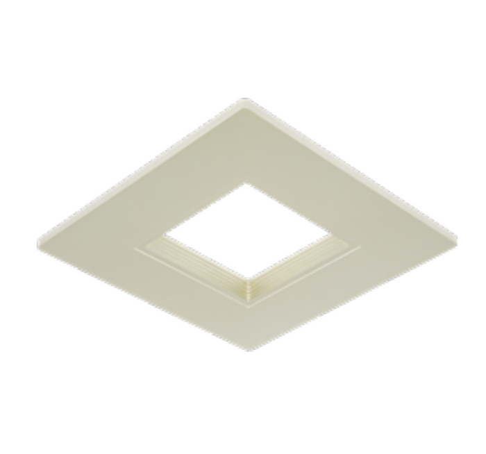 HALO RSQ6TRMSN RSQ6 Square Recessed Baffle LED Trim - Satin Nickel - Ready Wholesale Electric Supply and Lighting