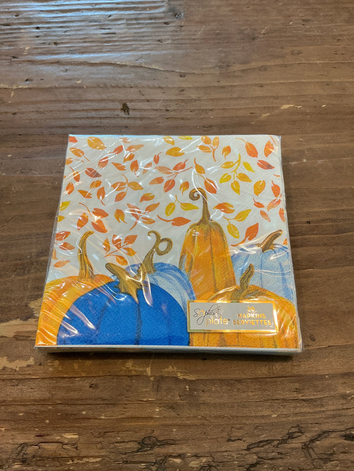 Harvest Blues Cocktail Napkin