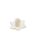 HB Daffodil Candle Holder with Gold Rim, 6cm