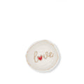 HB Jagged LOVE Bowl with Red Heart, 7cm