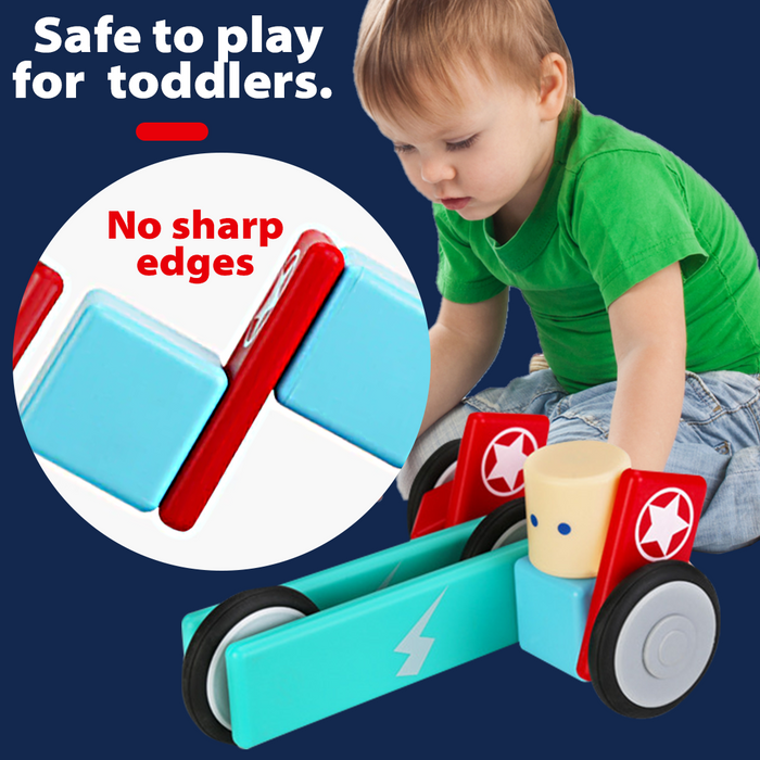 HiBloc Magnetic Wooden Block Set