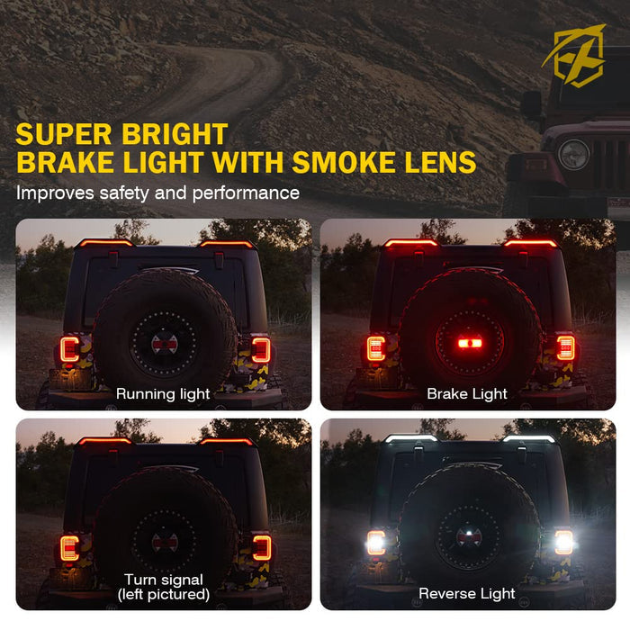 High Mount Jeep Brake Light for 07-18 Jeep Wrangler 4 Door