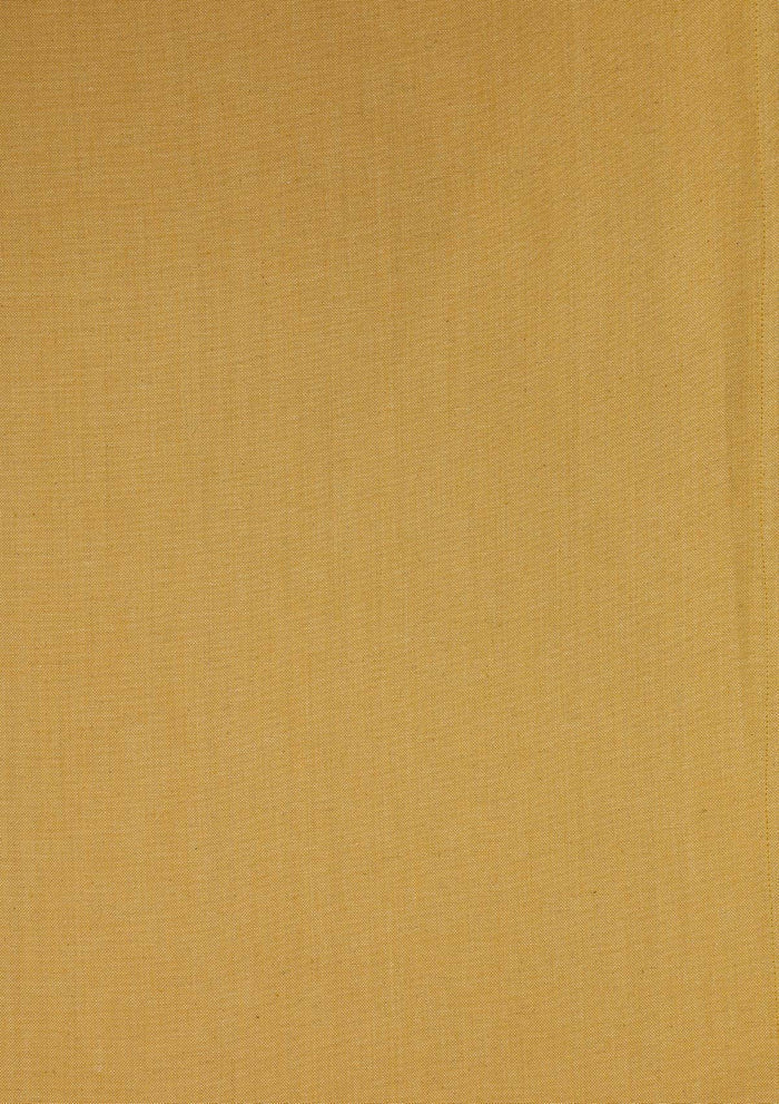 Honey yellow | Linen Cotton Blend Woven Textured | Room Darkening Fabric