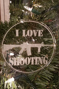 I love shooting ar-15 ornament - Altered Goods