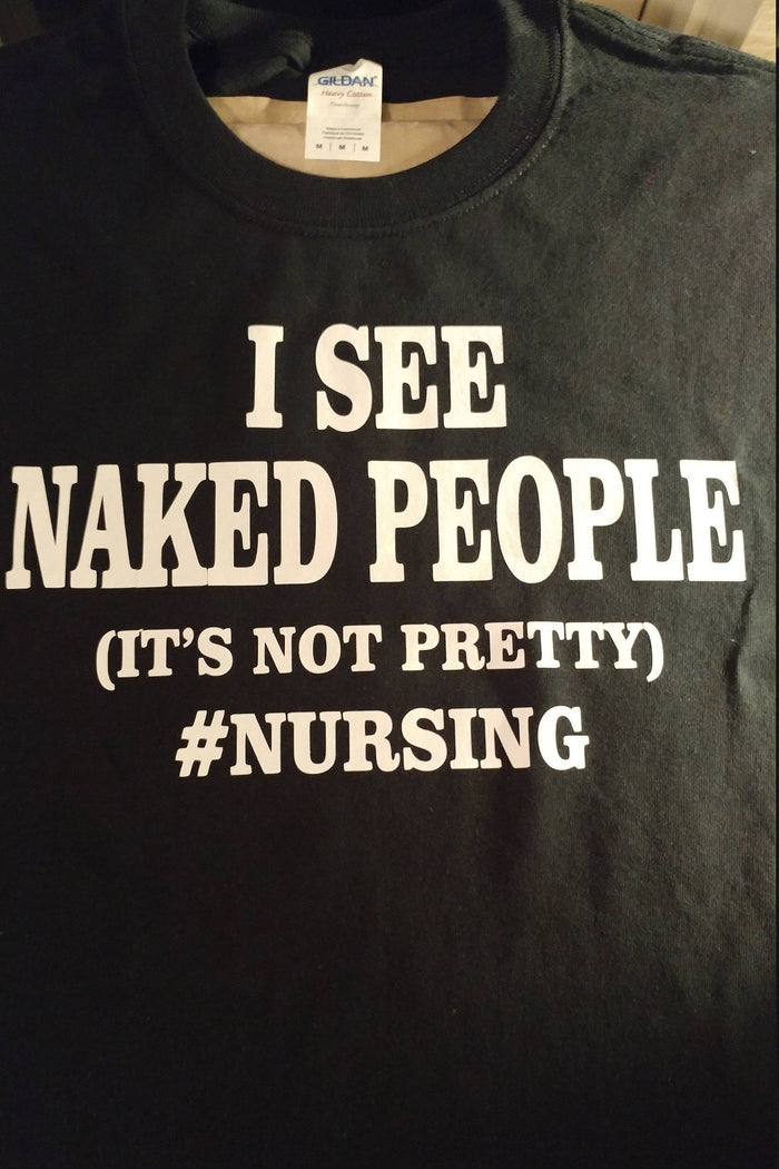 I see naked people nursing t shirt - Altered Goods