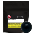 Front view of the Jack Haze Live Resin Hash packaging against a dark background with branding details visible.