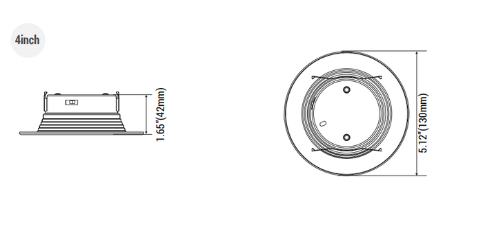 Jet Lighting JRT3-4-5CCT-S-NE26 4" 5CCT LED ECO Smooth Retrofit - Ready Wholesale Electric Supply and Lighting