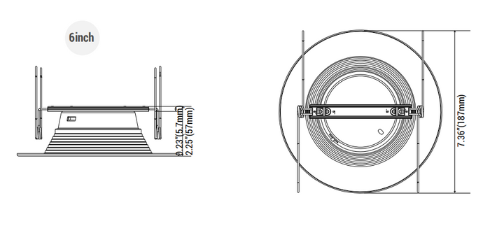 Jet Lighting JRT3-56-5CCT-S-NE26  5/6" LED ECO Version Smooth Retrofit - Ready Wholesale Electric Supply and Lighting