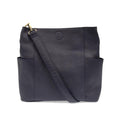 Kayleigh Side Pocket Bucket Bag Navy