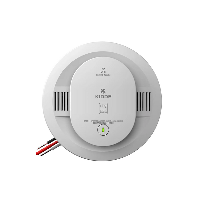 Kidde RGSAR-RW - Ring Smart Smoke Alarm, Hardwired with AA Battery Backup - Ready Wholesale Electric Supply and Lighting