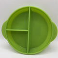 Kinder Ville Green Silicone Plate