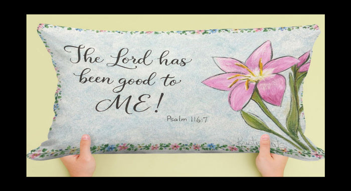 Kristies Lord Has Been Good Lumbar Pillow  14x20