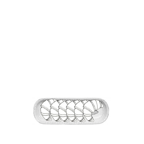 'Large Spoon' Decorated Long Platter, 27cm