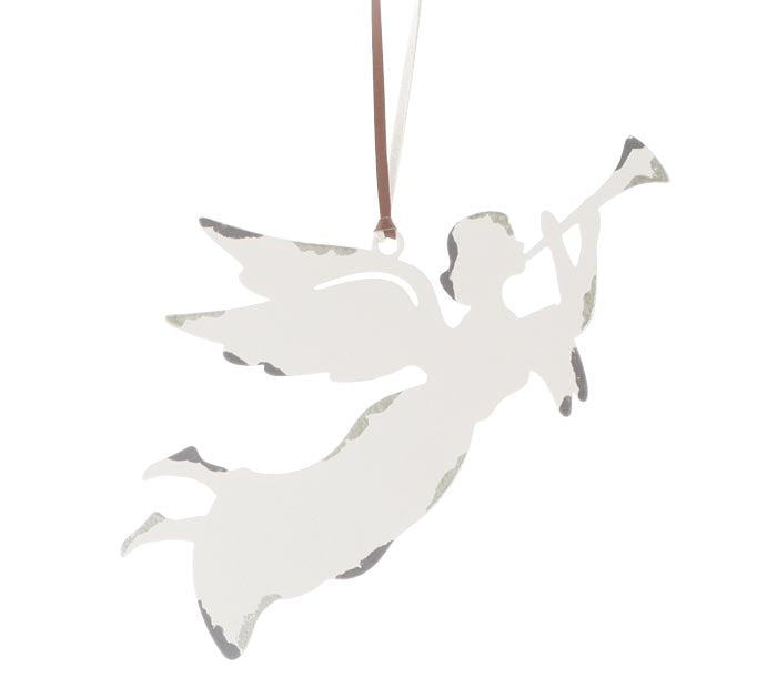 Large Tin Angel Ornament