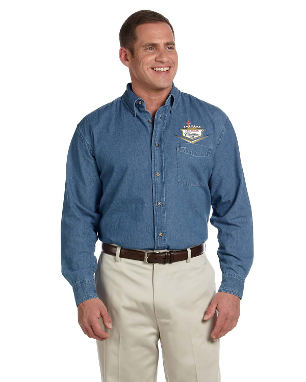 Las Vegas Cadillac Club Denim shirt- Mens and Ladies