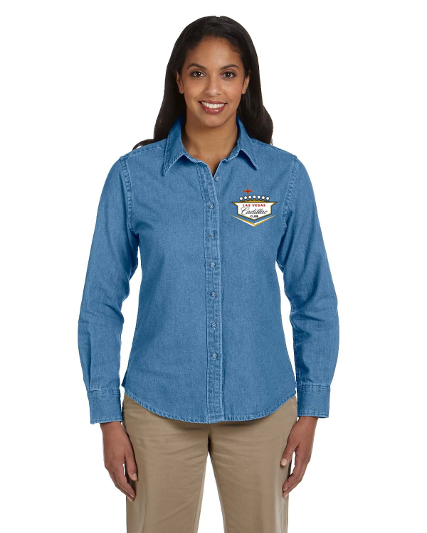 Las Vegas Cadillac Club Denim shirt- Mens and Ladies