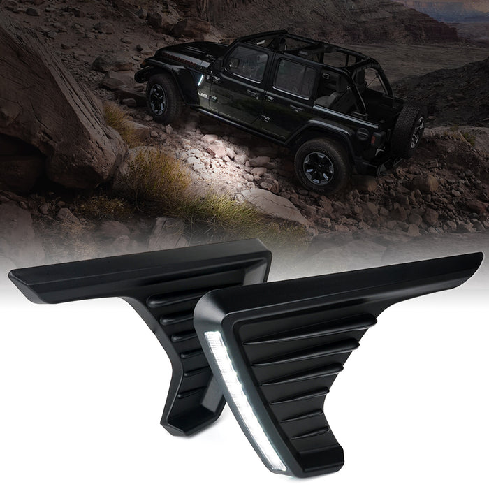 LED Fender Lights for 2018+ Jeep Wrangler JL & 2020+ Gladiator