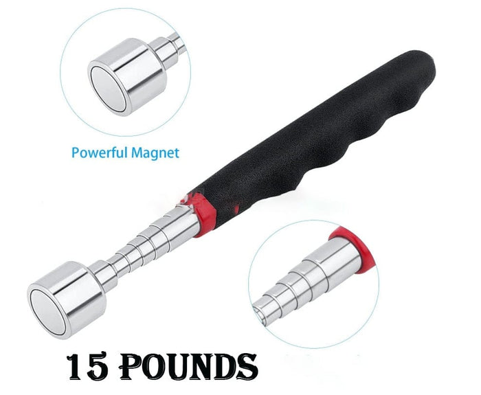 Gadget Gerbil 15pounds.black LED Magnetic Pickup Tool