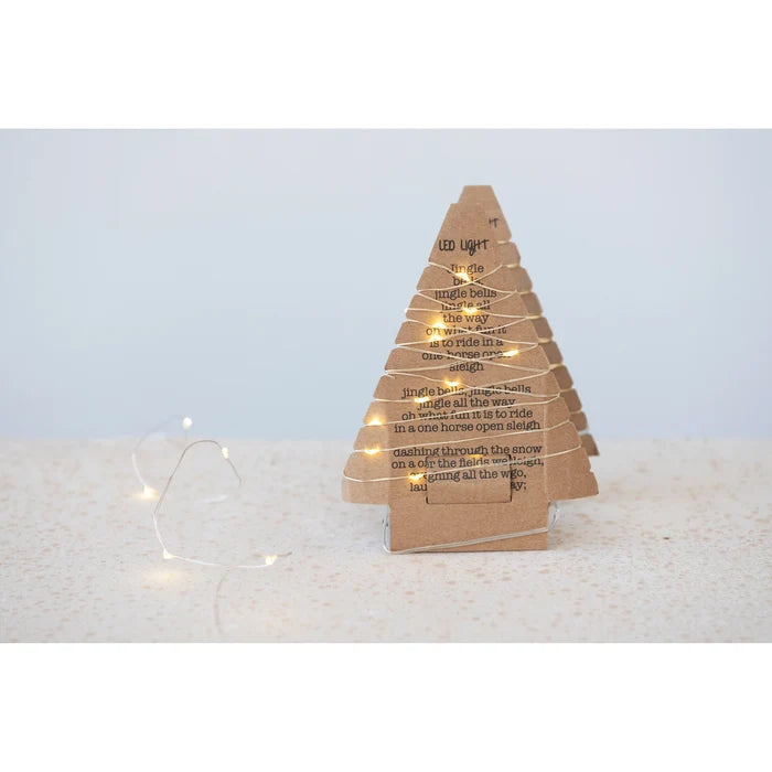 LED String Lights on Tree