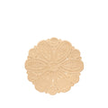 'Lena' Handwoven Flower Placemat Straw Effect, 40cm