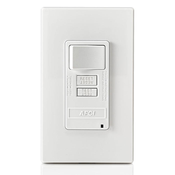 Leviton AFSW1 - 15 Amp Switch, 20 Amp Feed-Through, 125 Volt OBC AFCI with Switch - Ready Wholesale Electric Supply and Lighting