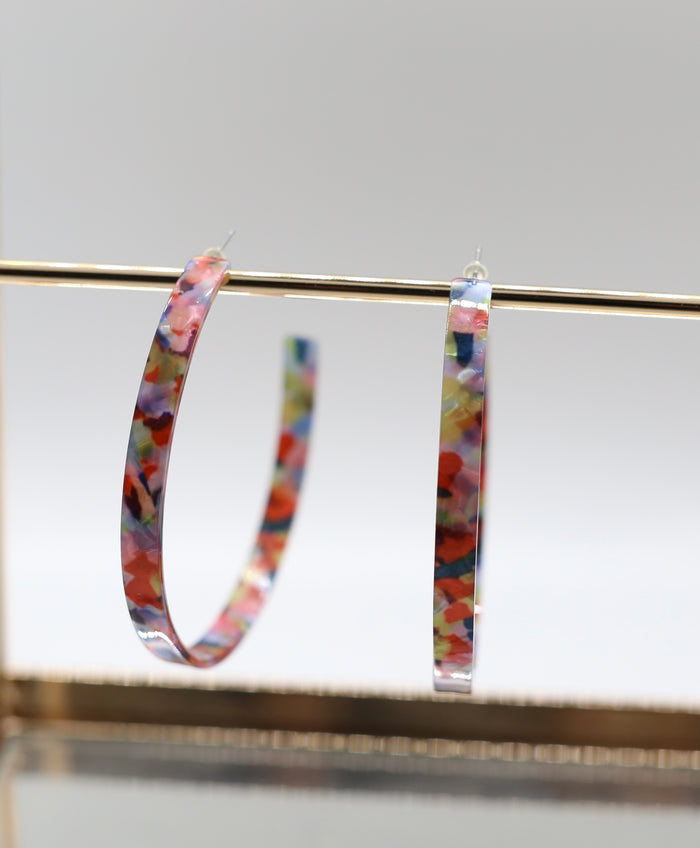 Light Multicolored Hoops