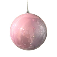 Light Pink Candy Apple Finish Ball Ornament